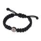 Preview: Ernstes Design, Herrenschmuck, Makramee Armband, Silk Wood, Edelstahl, A703